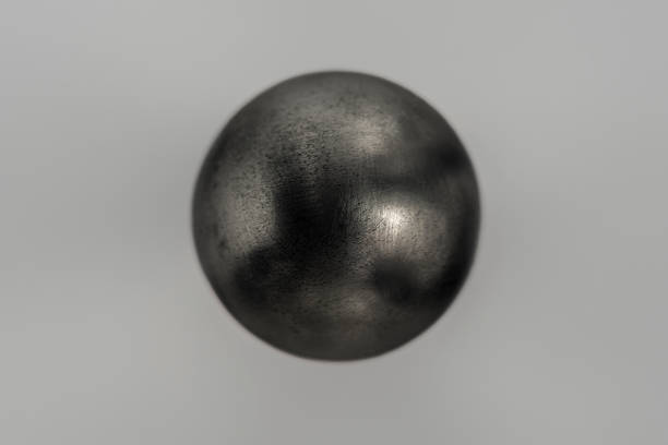 Stand out from the crowd. Unique yellow sphere. Leader of business group. Teamwork concept.