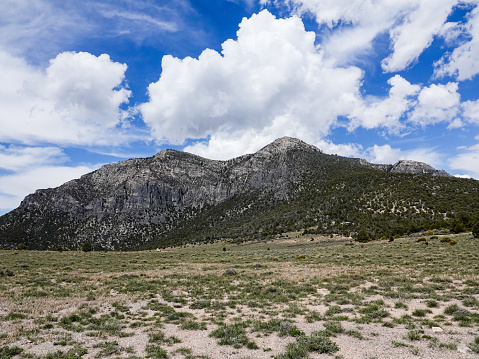 Mountain range in the remote desert of western Utah.