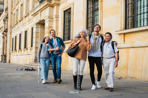 istock Family is visiting the Bolivar square 1493602439