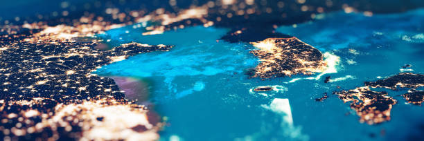 istock China and Korea, Yellow sea 1493616288
