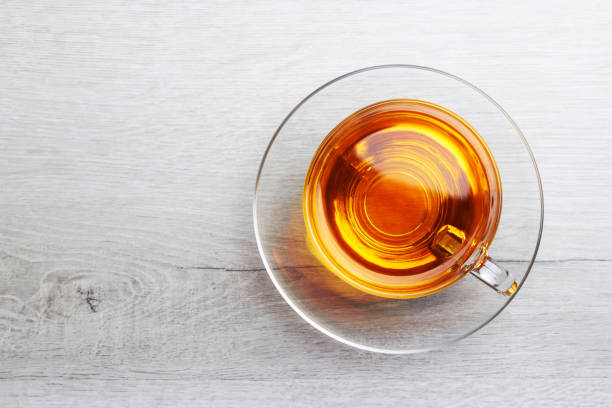 istock Cup of Tea on a light wood 1493616429