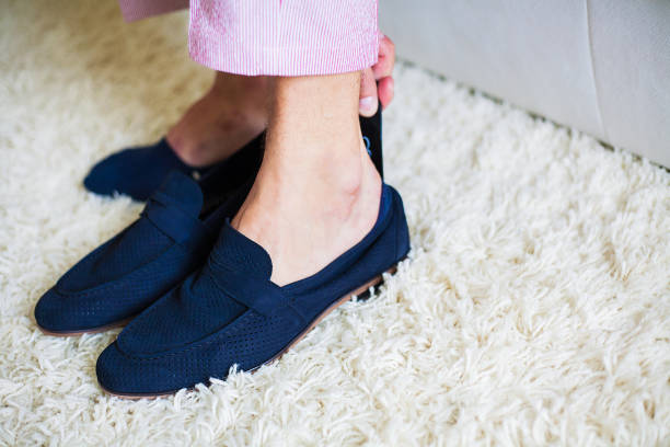 istock groom wears blue shoes on wedding day 1493626217