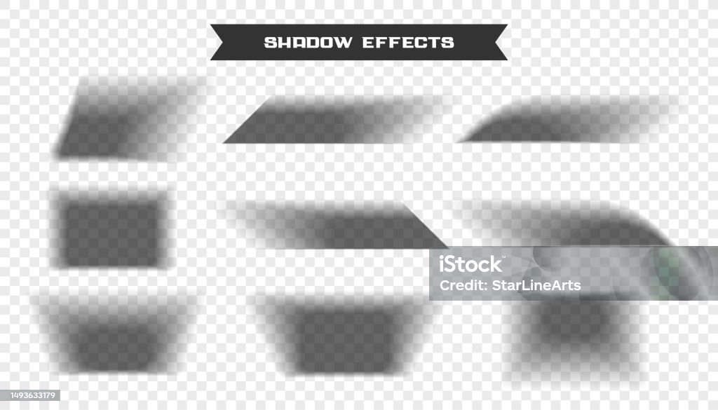 Well. Shape Shadow 3d Style Geometric Shape Shadow Effect In Checkered Background Stock ...