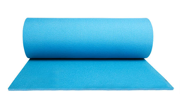 istock yoga mat isolated on white 149363888