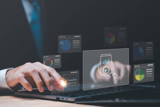 istock concept of auditing and evaluating the quality and efficiency of a business ,with statistical graphs and charts ,market data report analysis and consulting ,business account checking ,cost analysis 1493671009