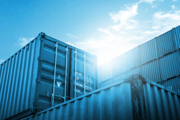 istock Containers Cargo Shipping. Handling of Logistic Transportation Industry. Cargo Container ships, Freight Trucks Import-Export. Distribution Warehouse. Shipping Logistics Transport. 1493674750