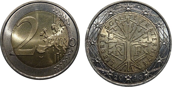 Euro money coin