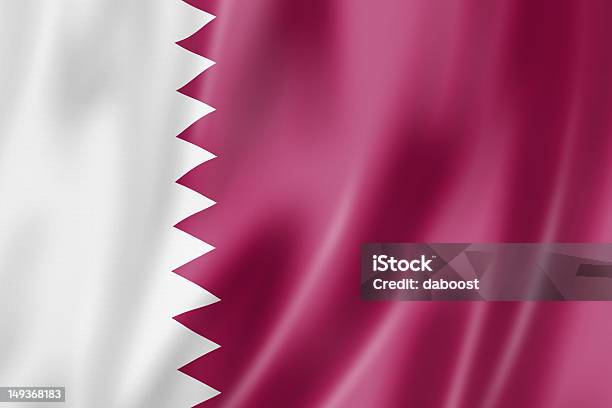 Флаг Катара — стоковые фотографии и другие картинки Без людей - Без людей, Горизонтальный, Государственный флаг