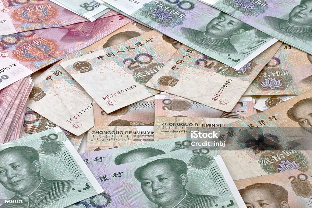 Yuan note - Foto stock royalty-free di Banconota