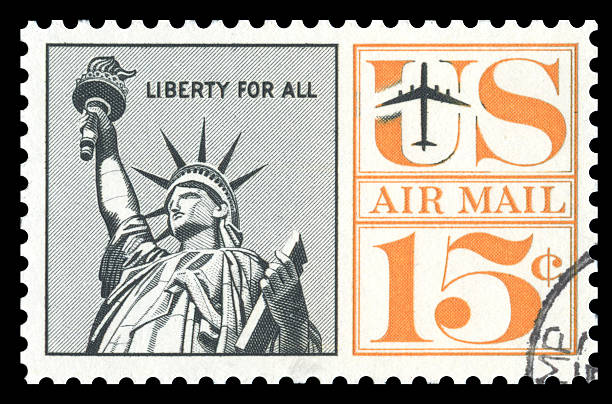 istock Statue Of Liberty USA Postage Stamp 149368810