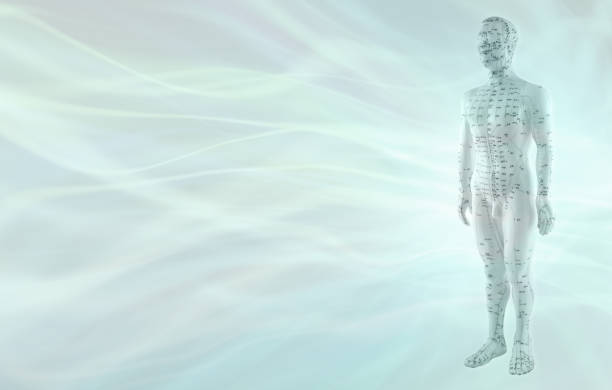 istock Pale Green Acupuncture Presentation Template 1493705869