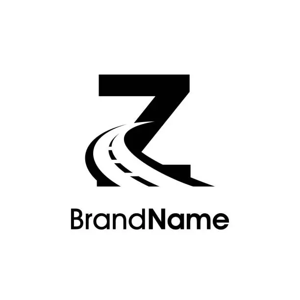 Vector illustration of Simple Initial Z Way Logo