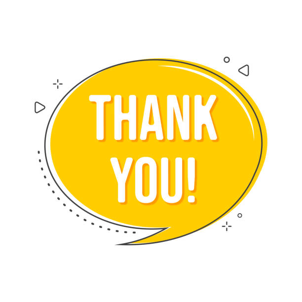istock Thank You message in speech bubble isolated on background. Gratitude banner design. Ideal for appreciation post, customer service, social media, etc. Vector illustration 1493721621