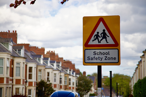 School Safety Zone in West Jesmond