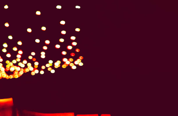 Shimmering Cinematic Abstraction Ephemeral Reflections in the Dark