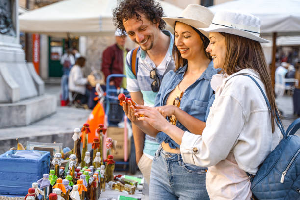istock Three people at the street market 1493742127