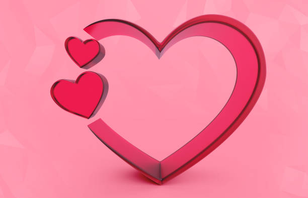 istock Pink heart shape to be used for writing 1493744470