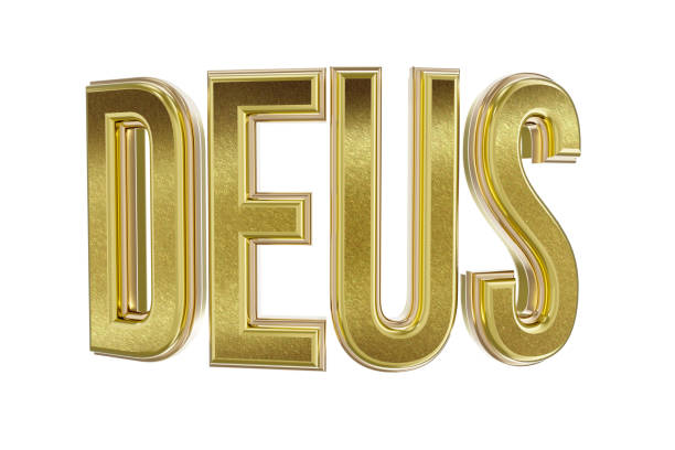 istock Word Deus written in gold in a 3d render 1493744721