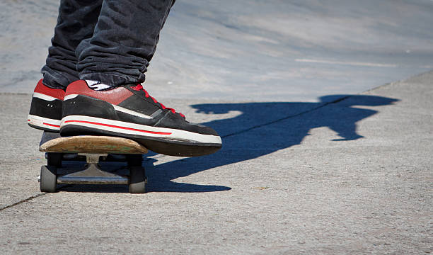 Skateboarding stock photo