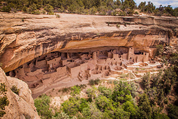 cliff palace, mesa verde - indianin pueblo zdjęcia i obrazy z banku zdjęć