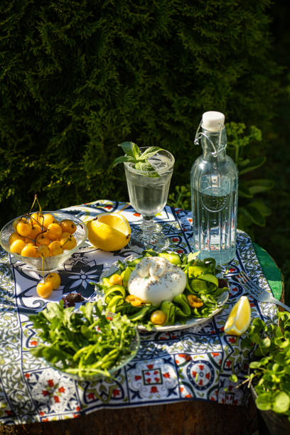 istock Healthy restaurant lunch at summer sunny day. Vertical 1493768177