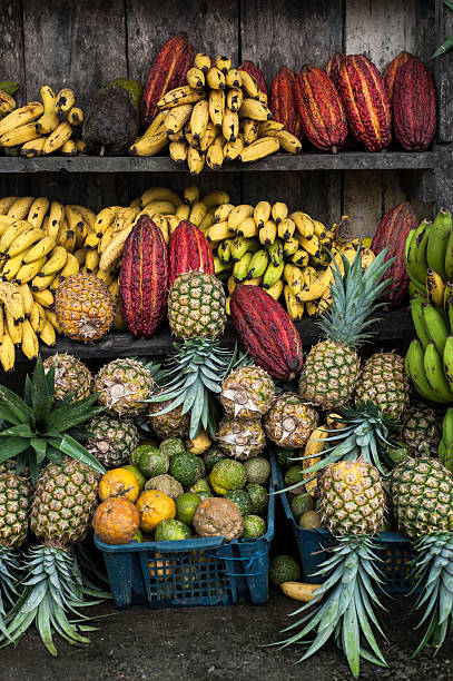 Latin America Fruit street market