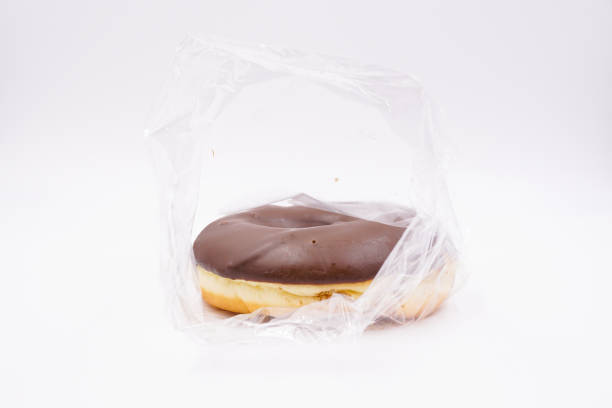 istock Yummy milk chocolate coated donut 1493771539