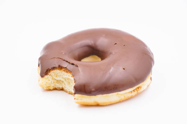 istock Yummy milk chocolate coated donut 1493771680