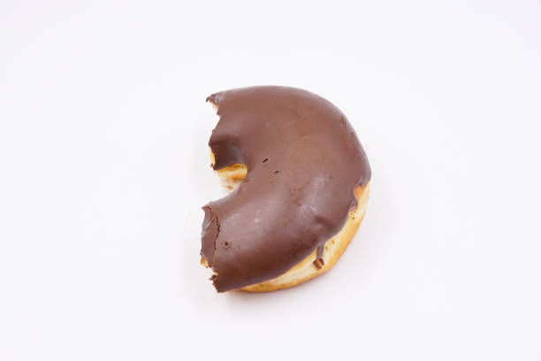 istock Yummy milk chocolate coated donut 1493771737