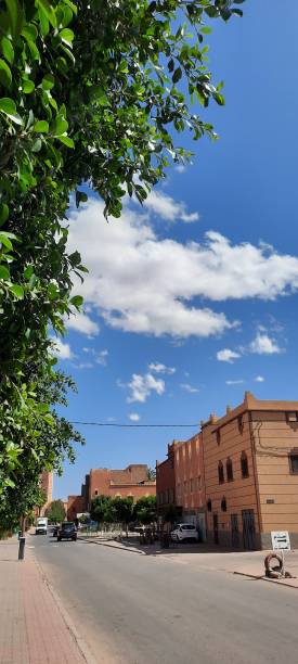 Sunset adorns the sky with a beautiful color and scattered clouds enhance its beauty A stunning view of the sky during sunset reveals a beautiful color of the sky. mahadeva-temple stock pictures, royalty-free photos & images