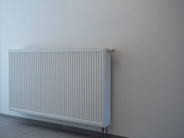 istock Large modern heating radiator in the house. 1493806380
