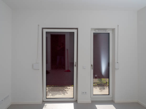 istock Glass door to the terrace. 1493809963