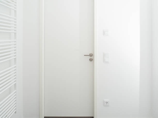 istock Battery for drying towels in the bathroom. 1493812216