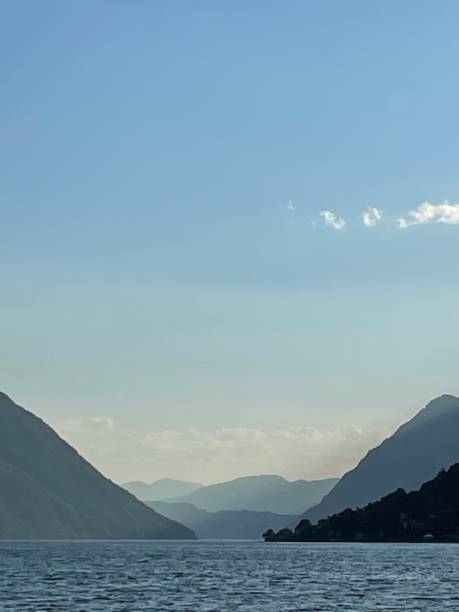 istock Sunset lake Lugano at Porlezza 1493814264