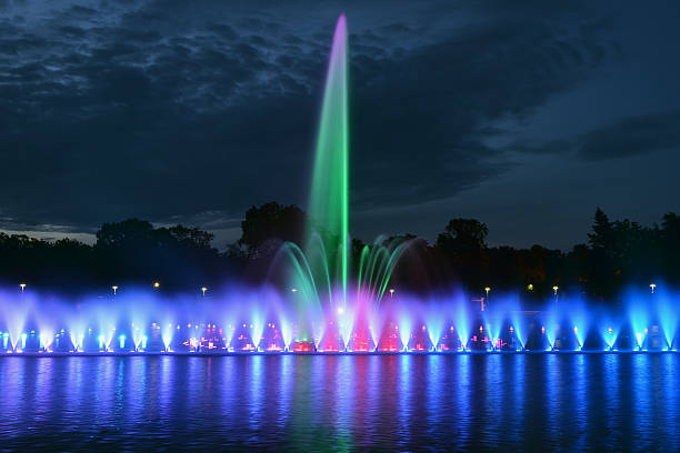 istock Multimedia fountain show in Wroclaw 149381736