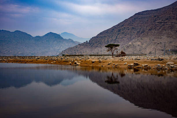 istock BEAUTIFUL SYMMETRY LANDCAPE WITH MOUNTAINS AND WATER REFLECTION 1493831327