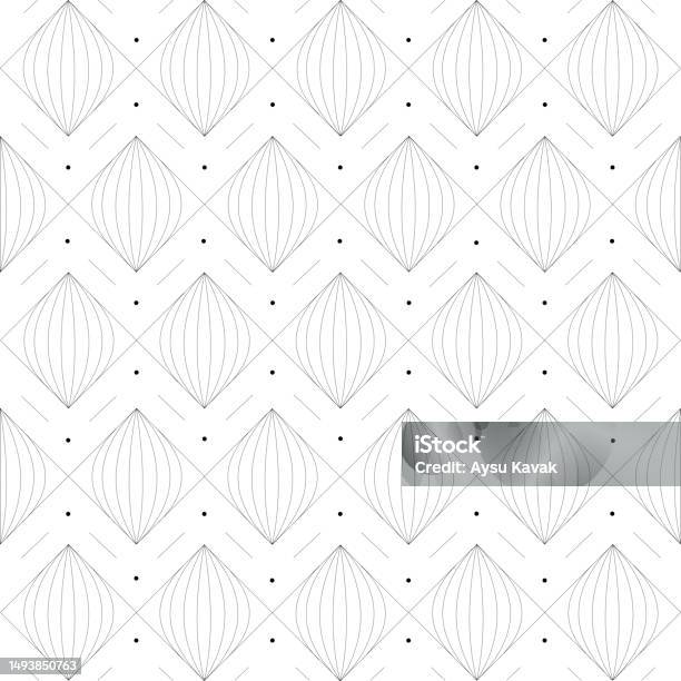 Triangular Pattern Repeating Math Geometry Modern Repeat Pattern With Textures Vector Illustration Of ...