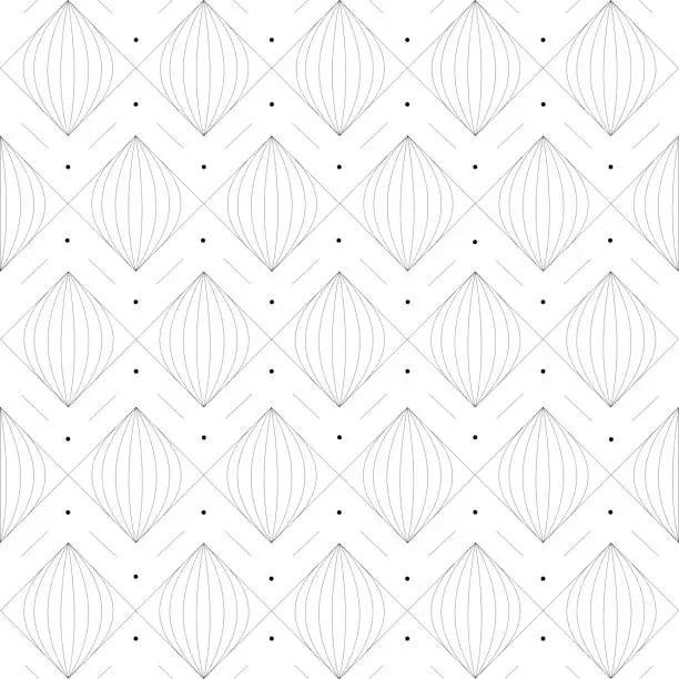 Vector illustration of Geometry modern repeat pattern with textures. Vector illustration of triangle, square and onion motif.