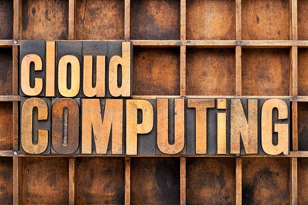 computação em nuvem - printing block cloud internet computer equipment - fotografias e filmes do acervo