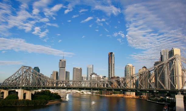 istock Story Bridge and Brisbane City 1493863248