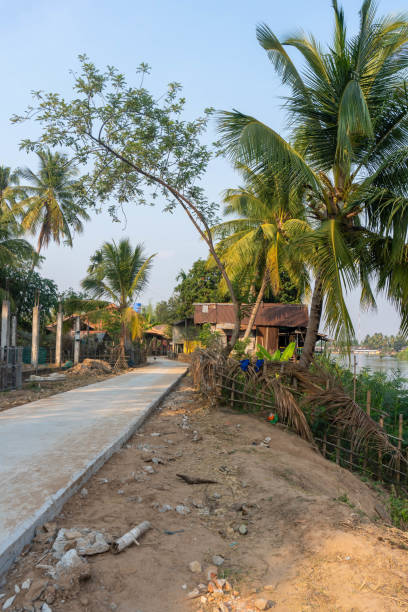 istock Cement path in Don Det, in the 4000 islands, laos 1493863613
