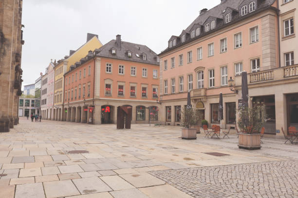 istock The historical buildings in downtown Chemnitz, Germany. 1493864599