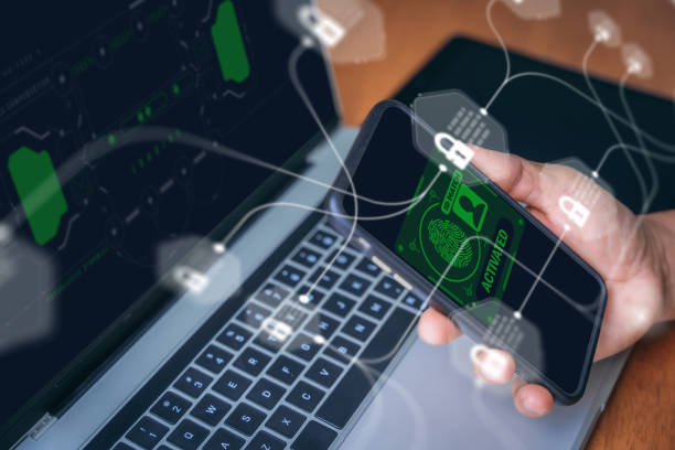 istock Concepts of surveillance and security scanning of digital program cyber futuristic applications. Business with technology. Cyber security is critical to doing business in the era of AI computing 1493867169