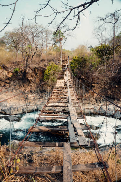 istock Bridge in poor condition in Don Det, 4000 islands, Laos 1493868162