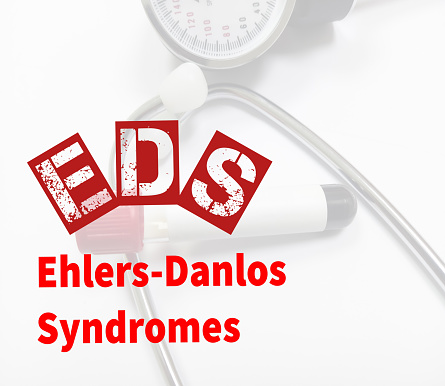 Ehlers-Danlos syndrome term. rare disease. medical conceptual image.