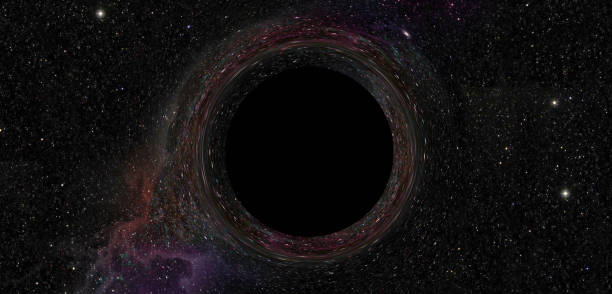 istock The black hole is radiating gravity field Time bends quasars warp gravity spacetime bends. event horizon Cosmic background in deep space 3d illustration 1493900428