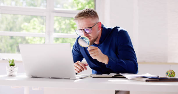 Tech Counterfeit And Fraud Research stock photo