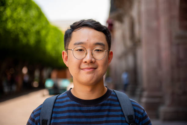 Korean man enjoying Mexico.