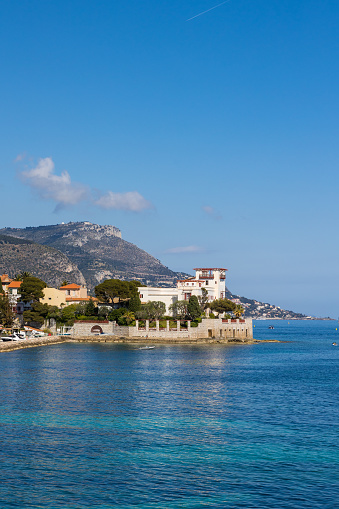 Ancient Greek-inspired Villa Kerylos on the edge of the Baie des Fourmis in Beaulieu-sur-Mer