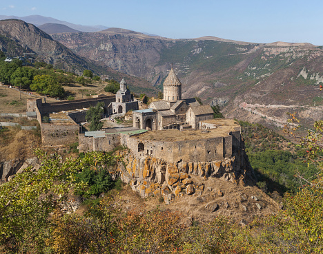 Old christianity Tatev monastery. Armenia. UNESCO World Heritage